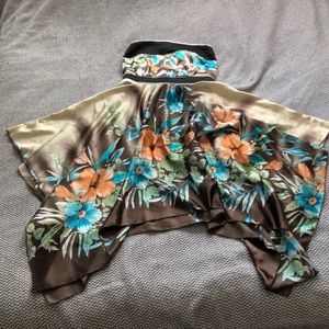 Strapless flower dress